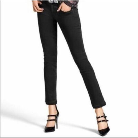 CABI Jeans Size 10 #3189 New Crop Black/Dark Gray Cropped Ankle Stretch Denim - Picture 2 of 16